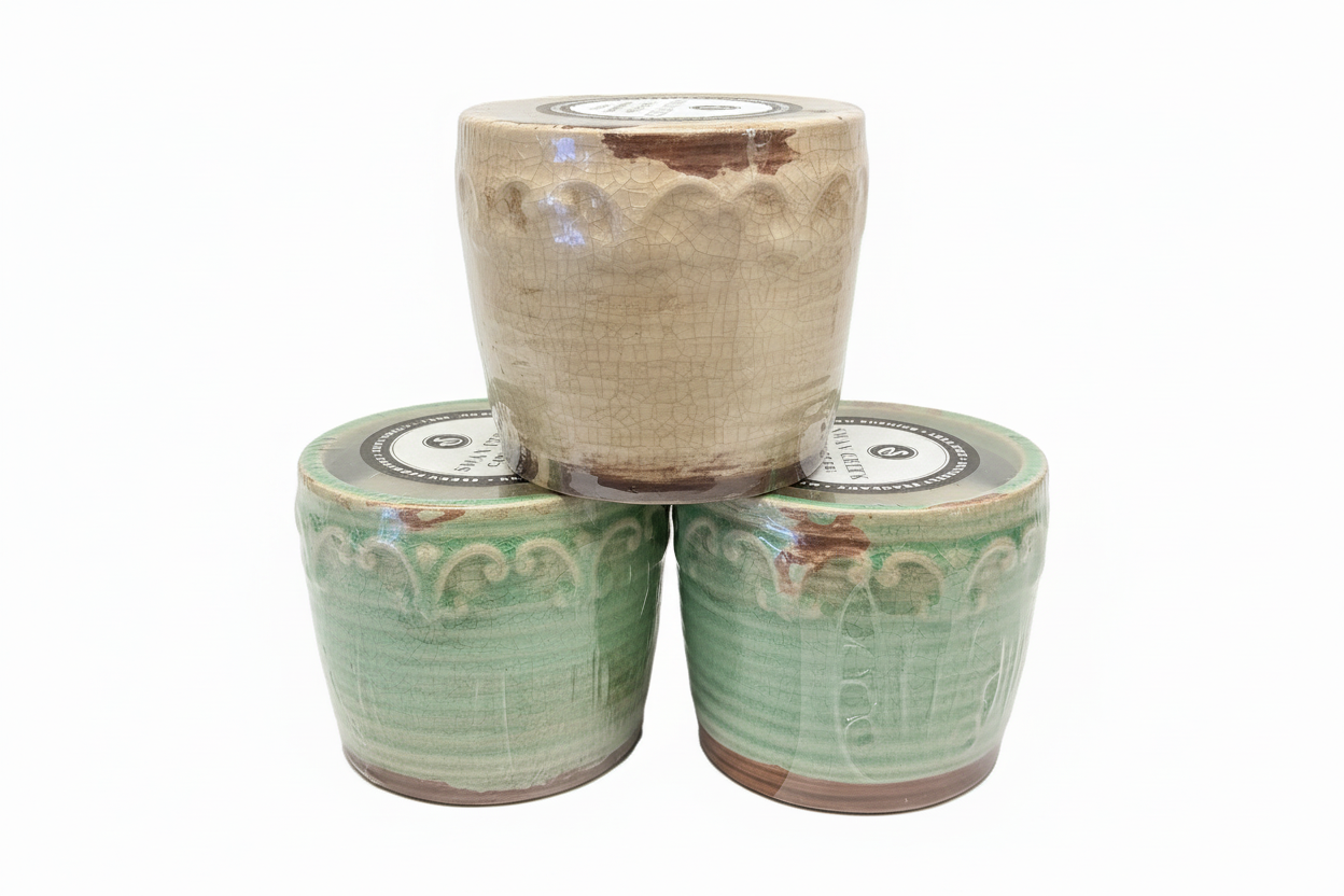 Mountain Berry Parfait, Vintage Pot