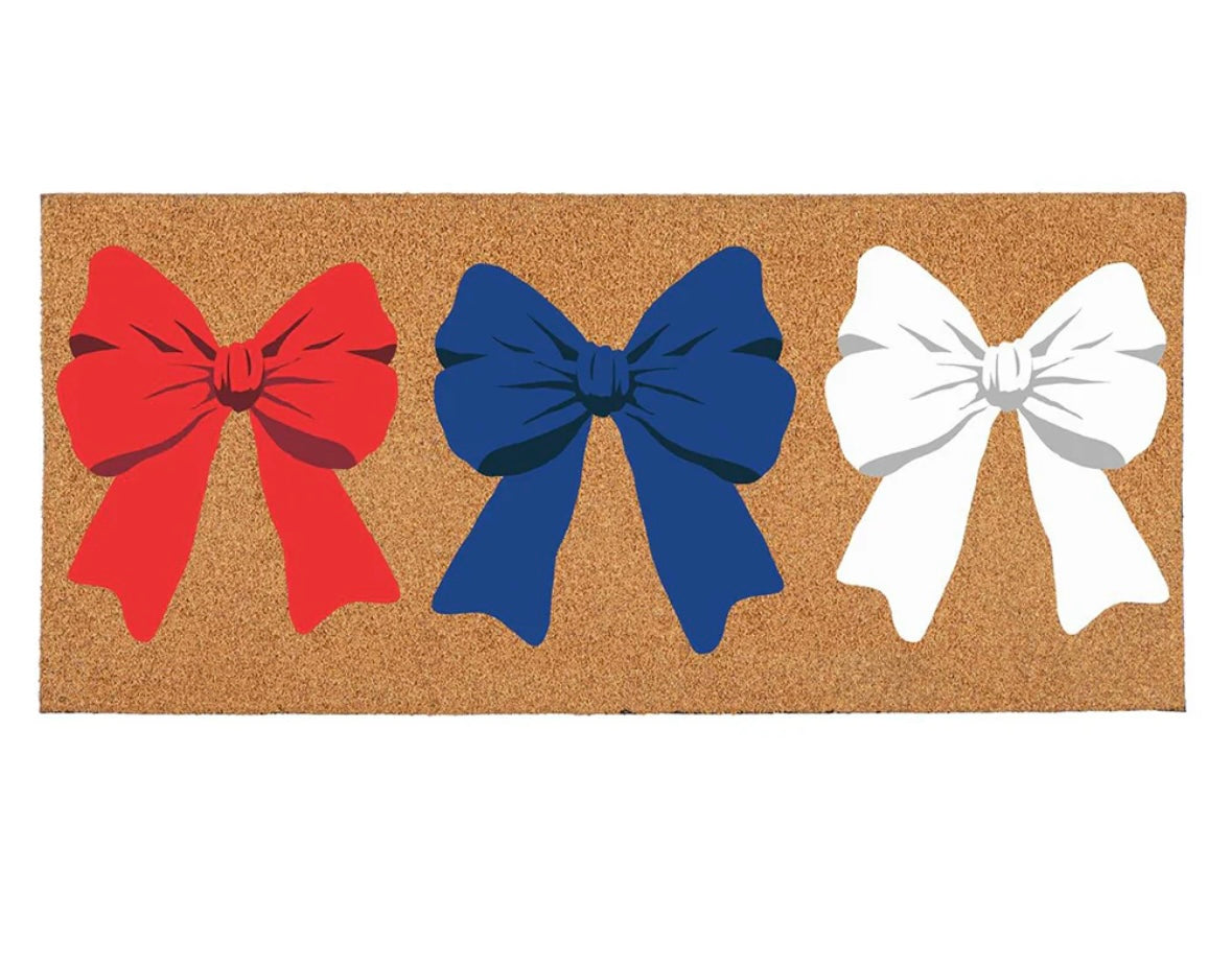 Red White & Bloom Flocked Coir Sassafras Switch Mat