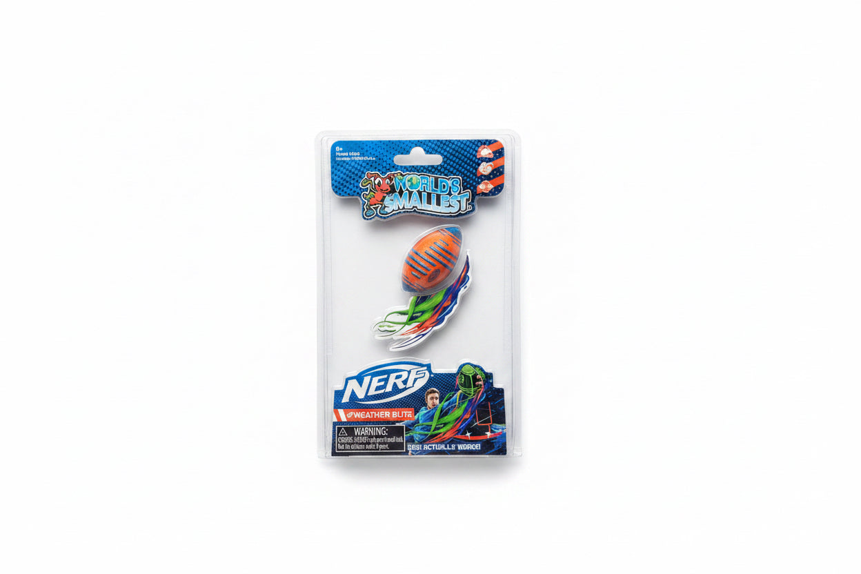 Worlds Smallest Nerf Weather Football