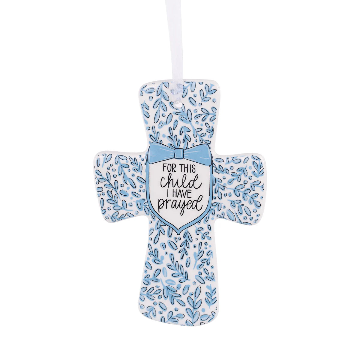 Blue For This Child Prayed Cross