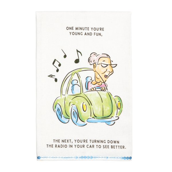 Car Birthday Sequin Towel