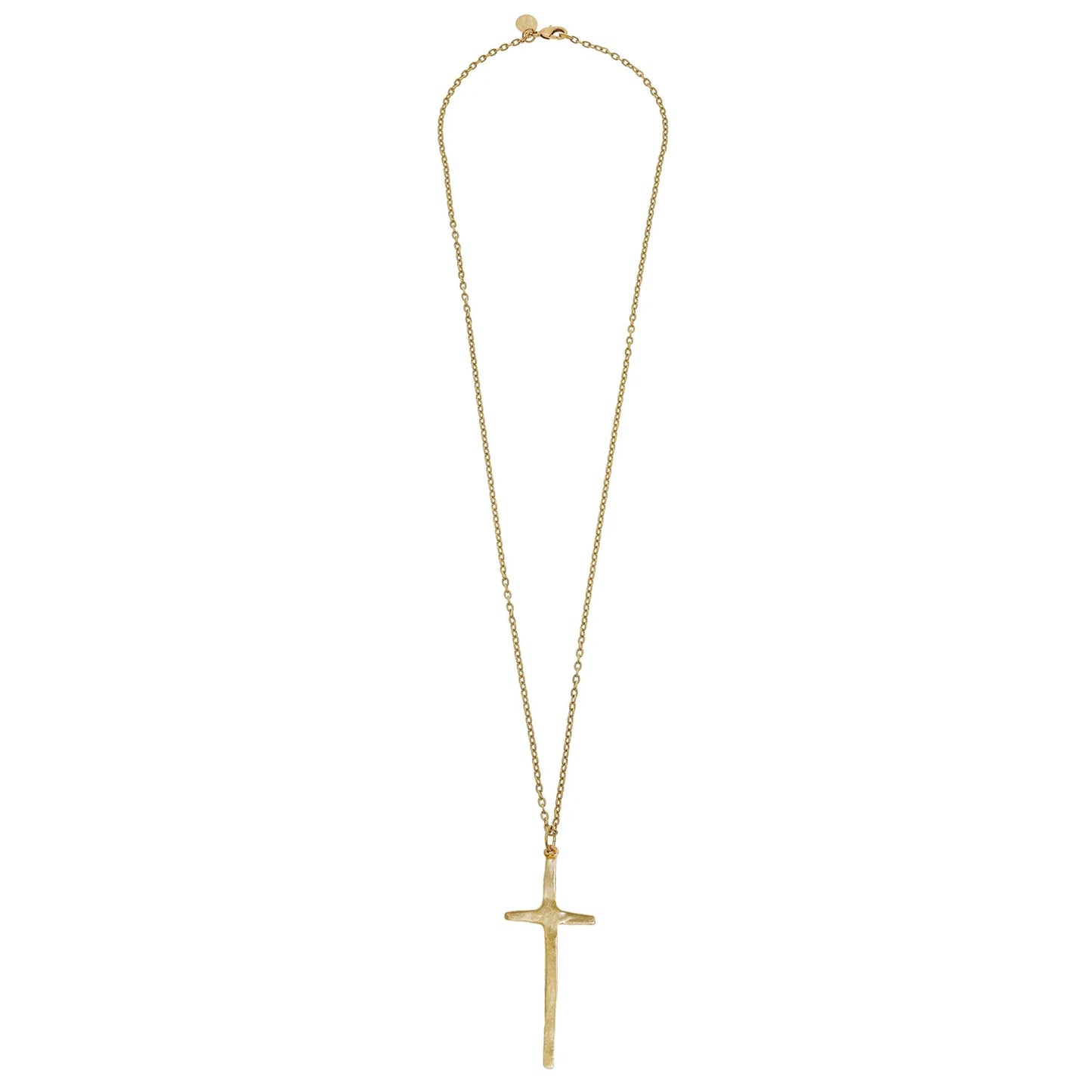Long Tall Cross Necklace, 30 in