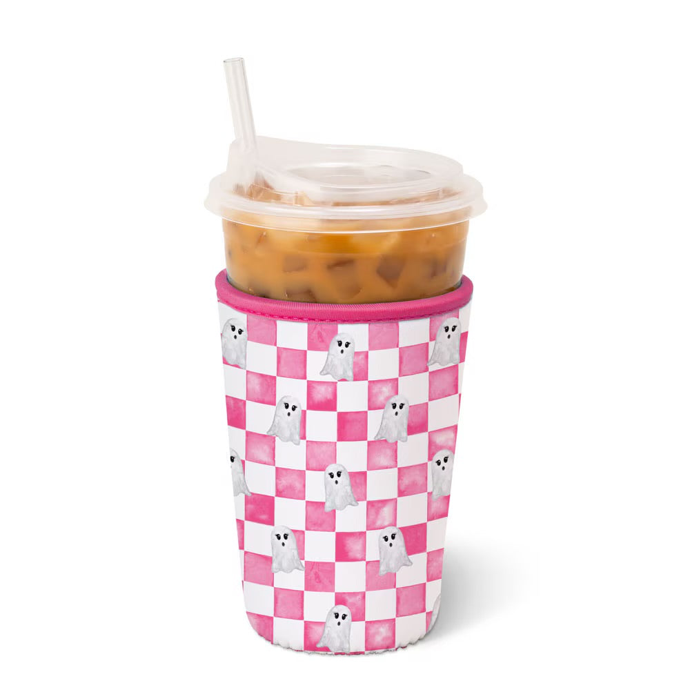 Ghost Check Iced Cup Coolie (Medium)