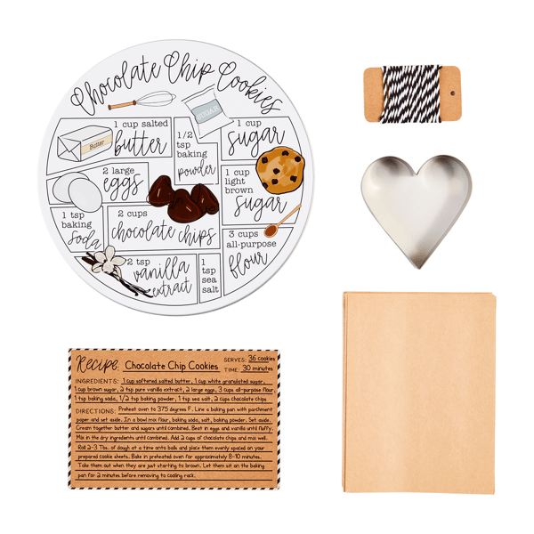Chocolate Chip Recipe Box