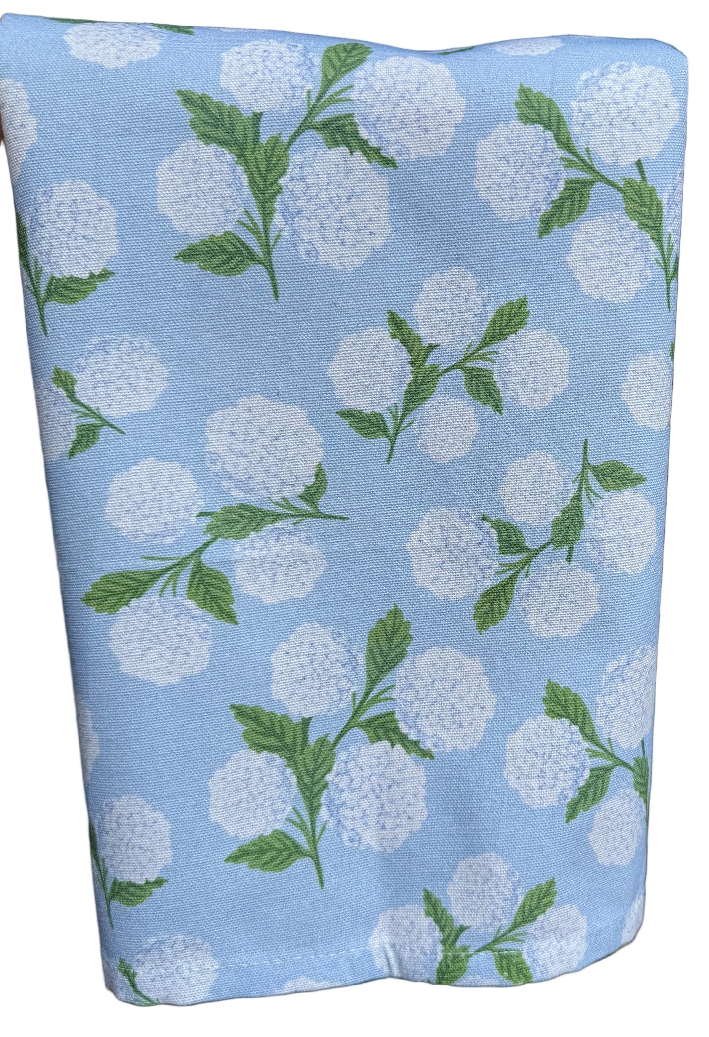 Blue Hydrangea Floral Towel