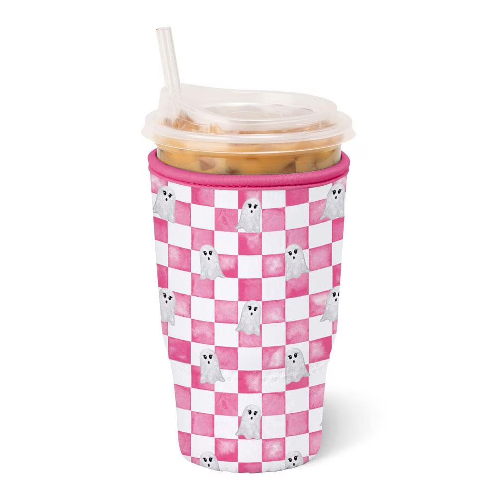 Ghost Check Iced Cup Coolie (Large)