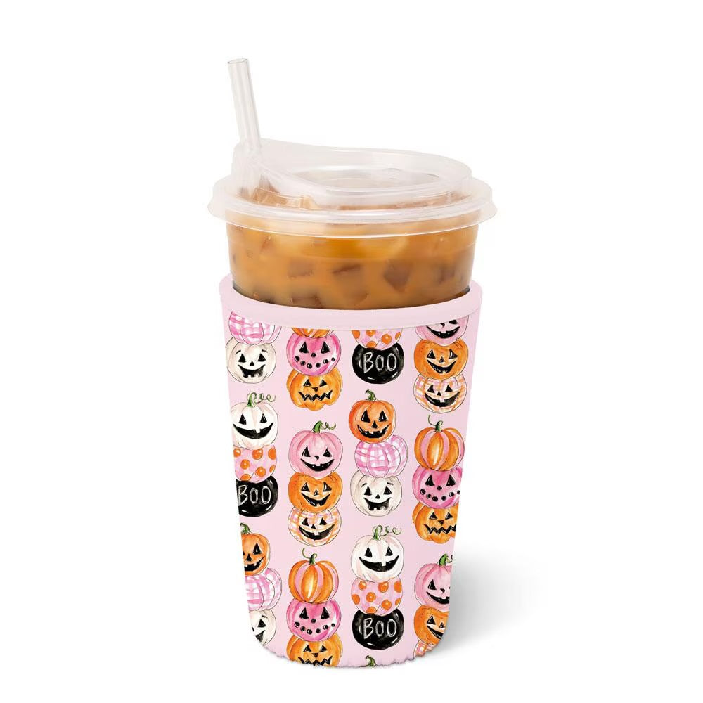 Pumpkin Stacks Iced Cup Coolie (Medium)