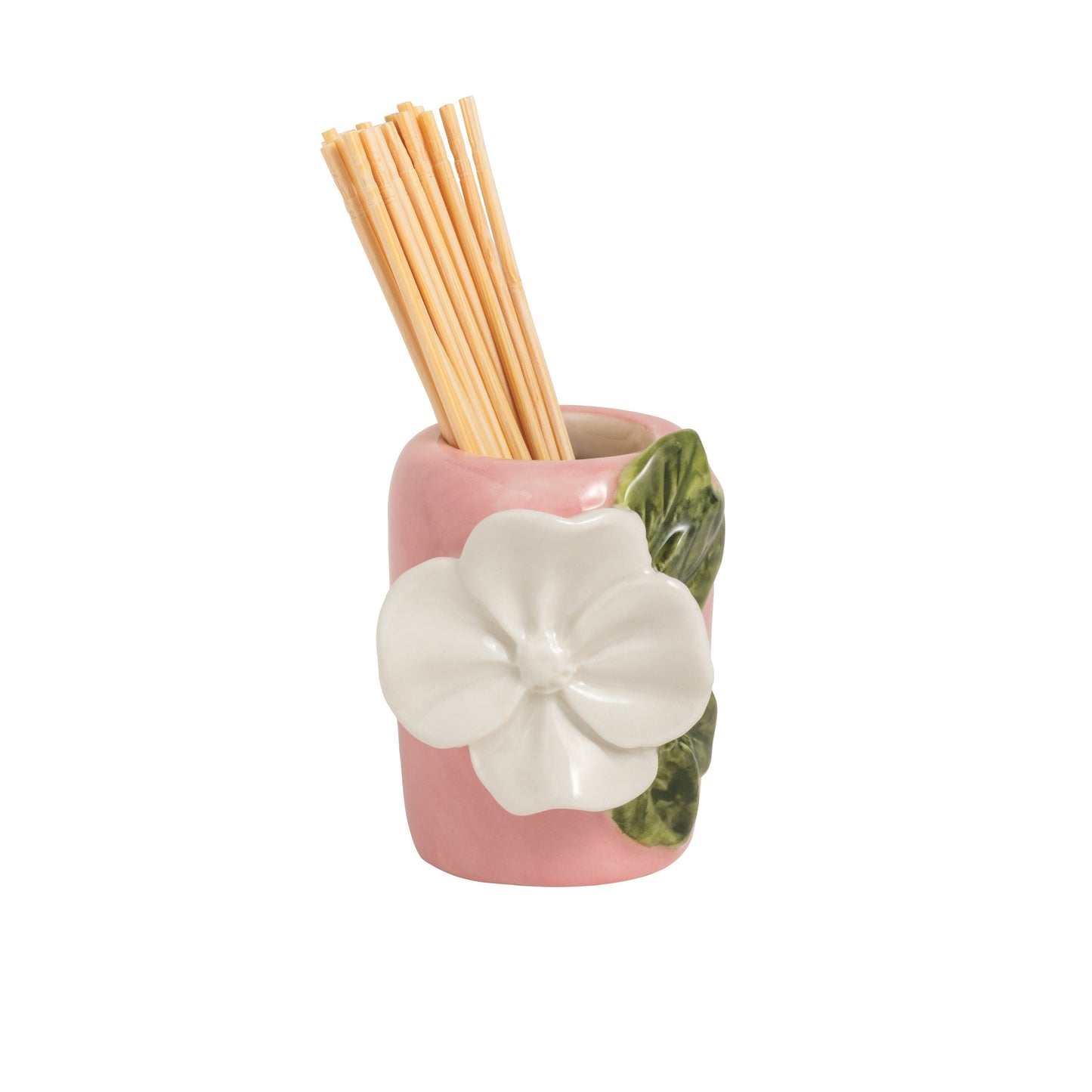 Pink Base Flower Tpick Holder Set