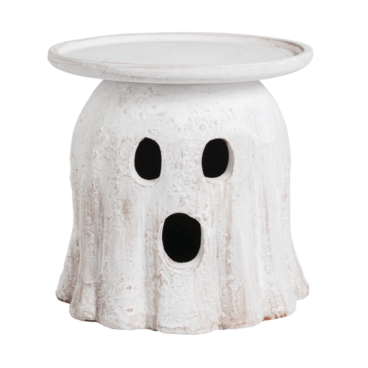 Terracotta Ghost Pillar Holder