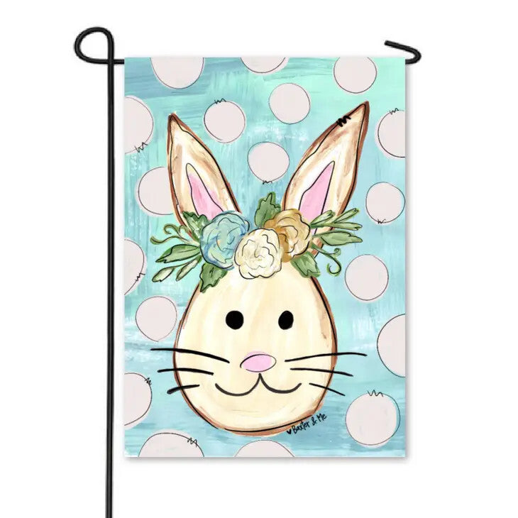 Garden Flag, Polka Dot Bunny