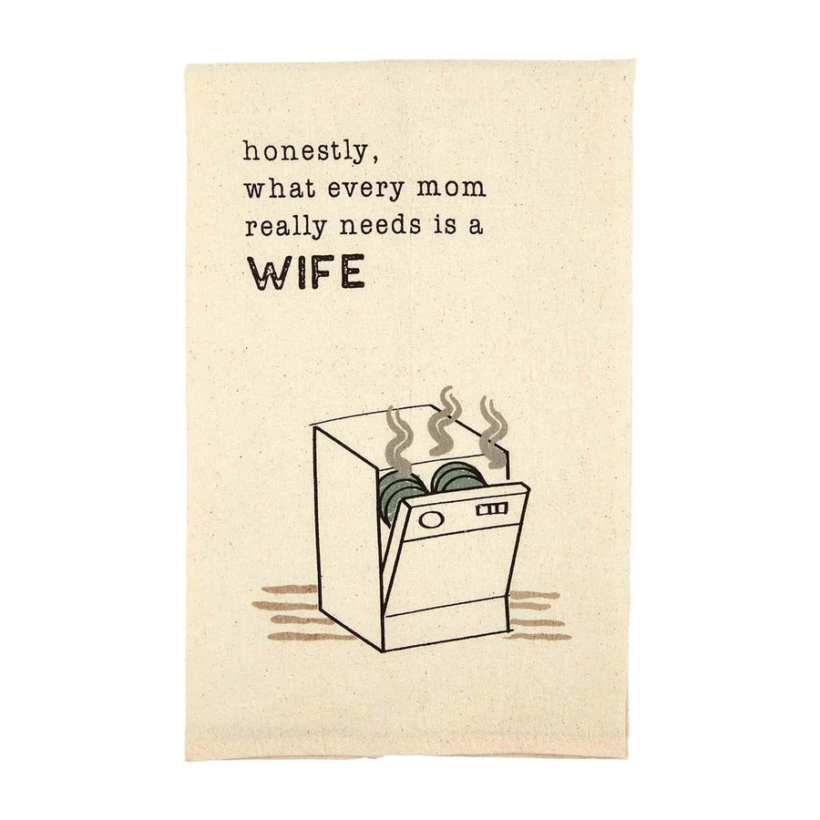 Wife Funny Mom Towels