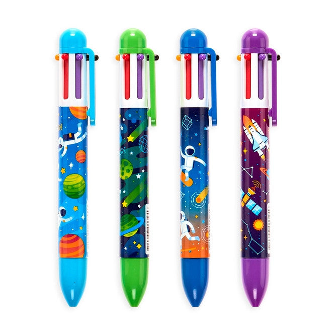 6 Click Pen, Astronaut, Assorted Colors