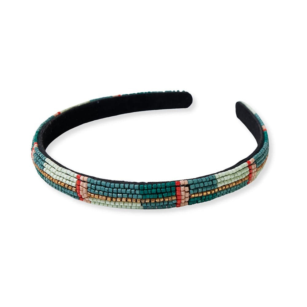 Sadie Horizontal Colorblock Thin Luxe Headband Mod