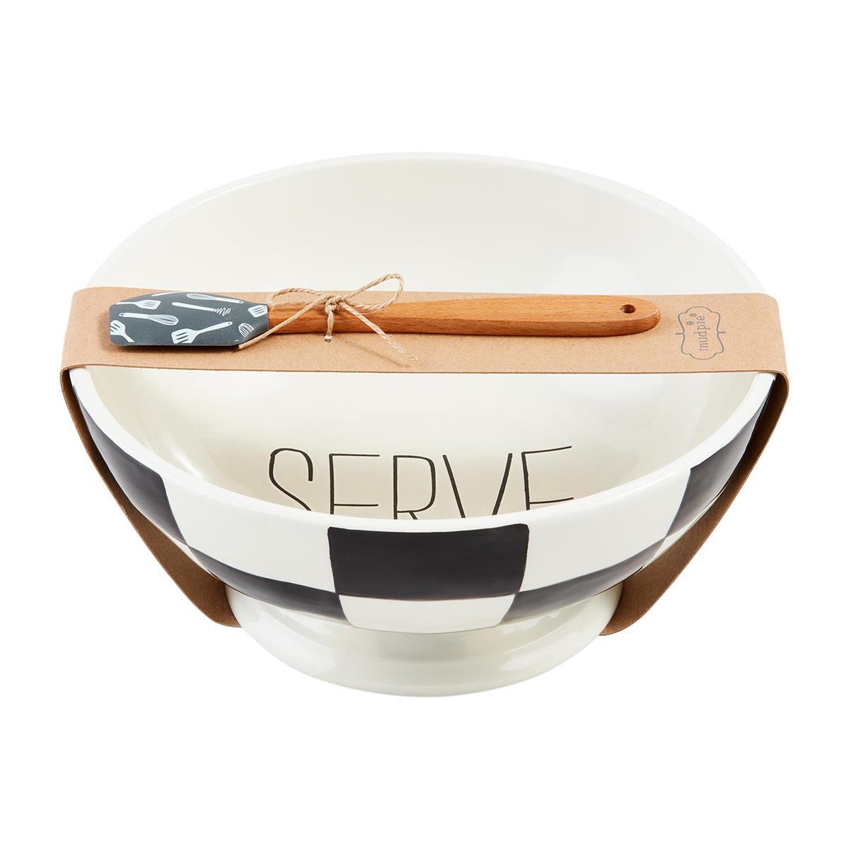 Bistro Checked Bowl Set