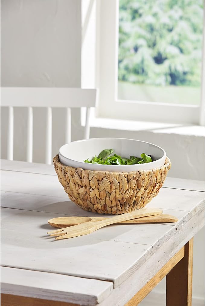 Water Hyacinth Serving Bowl Set