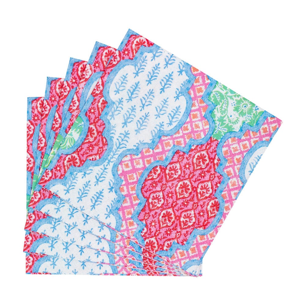 Paper Cocktail Napkins, Provencale Cotton Pink