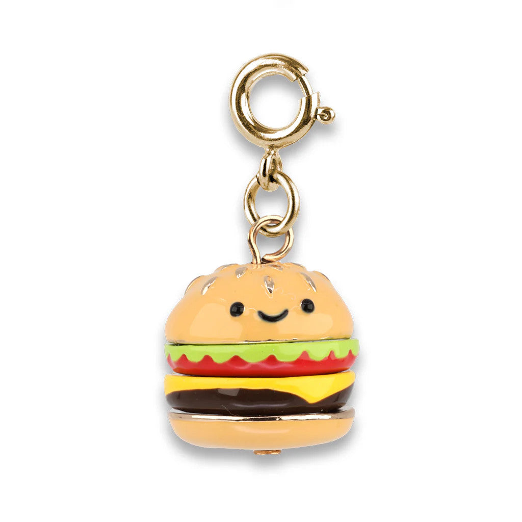 Gold Hamburger Charm