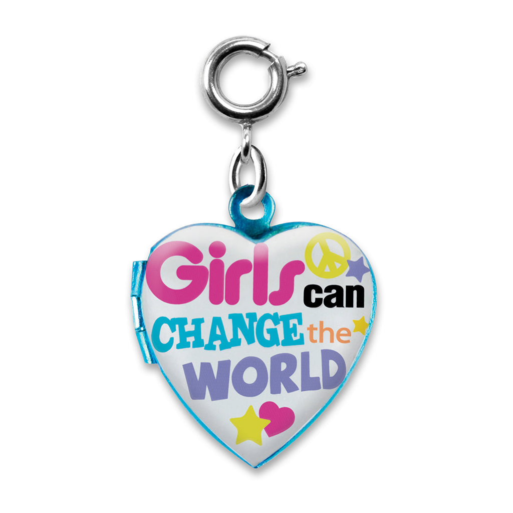 Girls Can Change The World Charm
