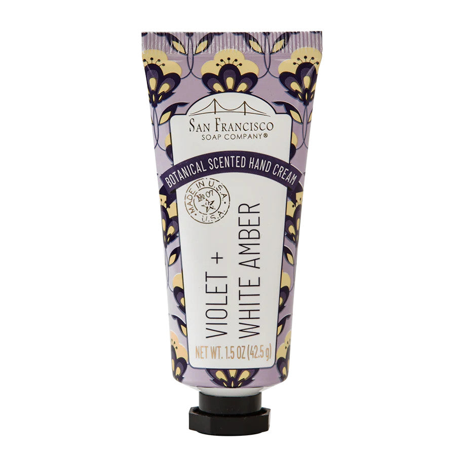 Botanical Hand Cream - Violet & White Amber