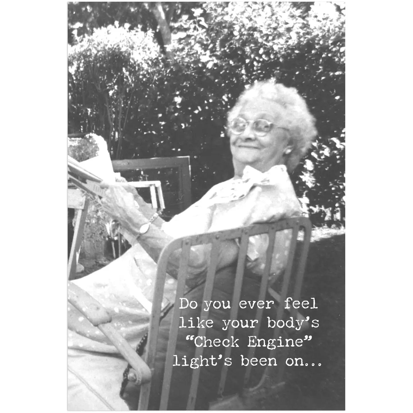 Card, Check Engine Light