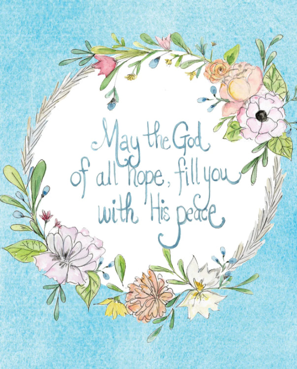 Card, The God of All Hope WS494