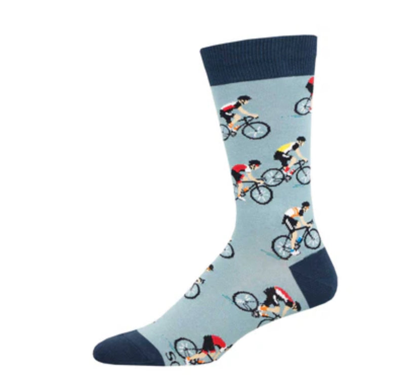 Men, Cycling Crew Blue