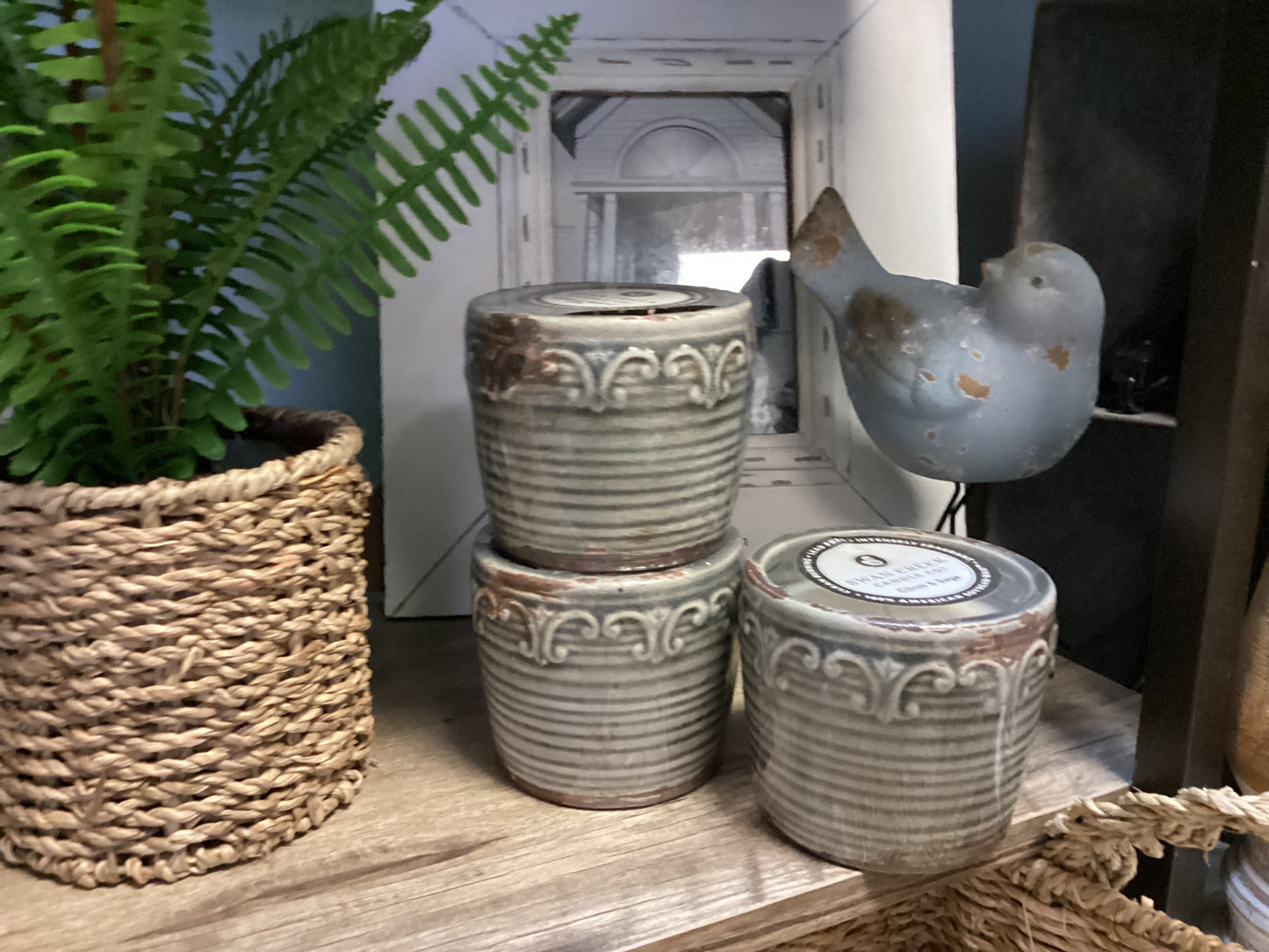 Apricot Pearadise, Vintage Round Pot