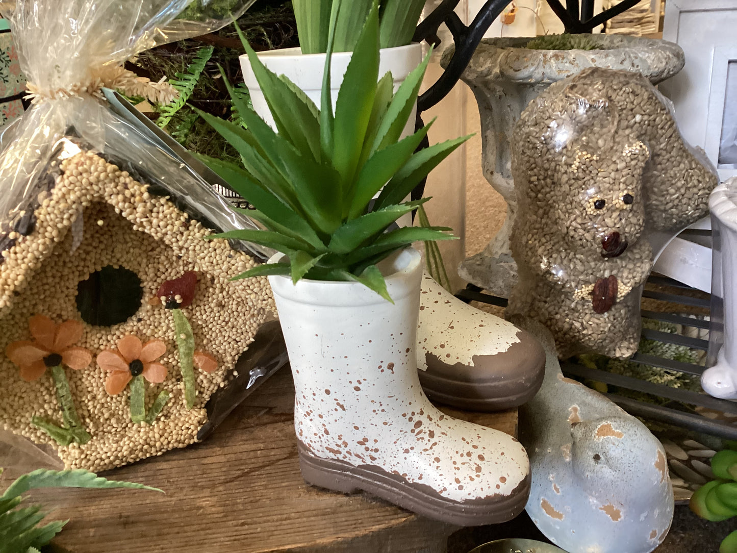 White Resin Rainboot, Small 4.25in