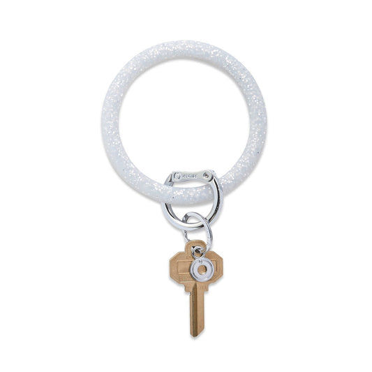 Big O Key Ring, Silicone Quicksilver Confetti