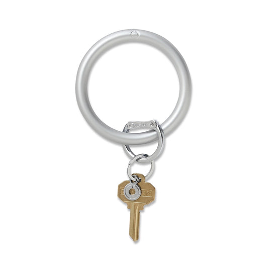 Big O Key Ring, Silicone Quicksilver