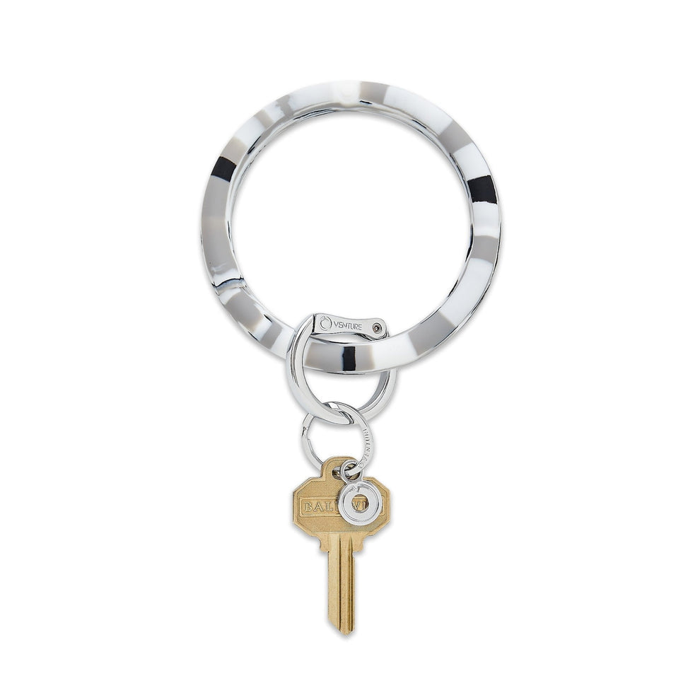Big O Key Ring, Silicone Tuxedo Marble