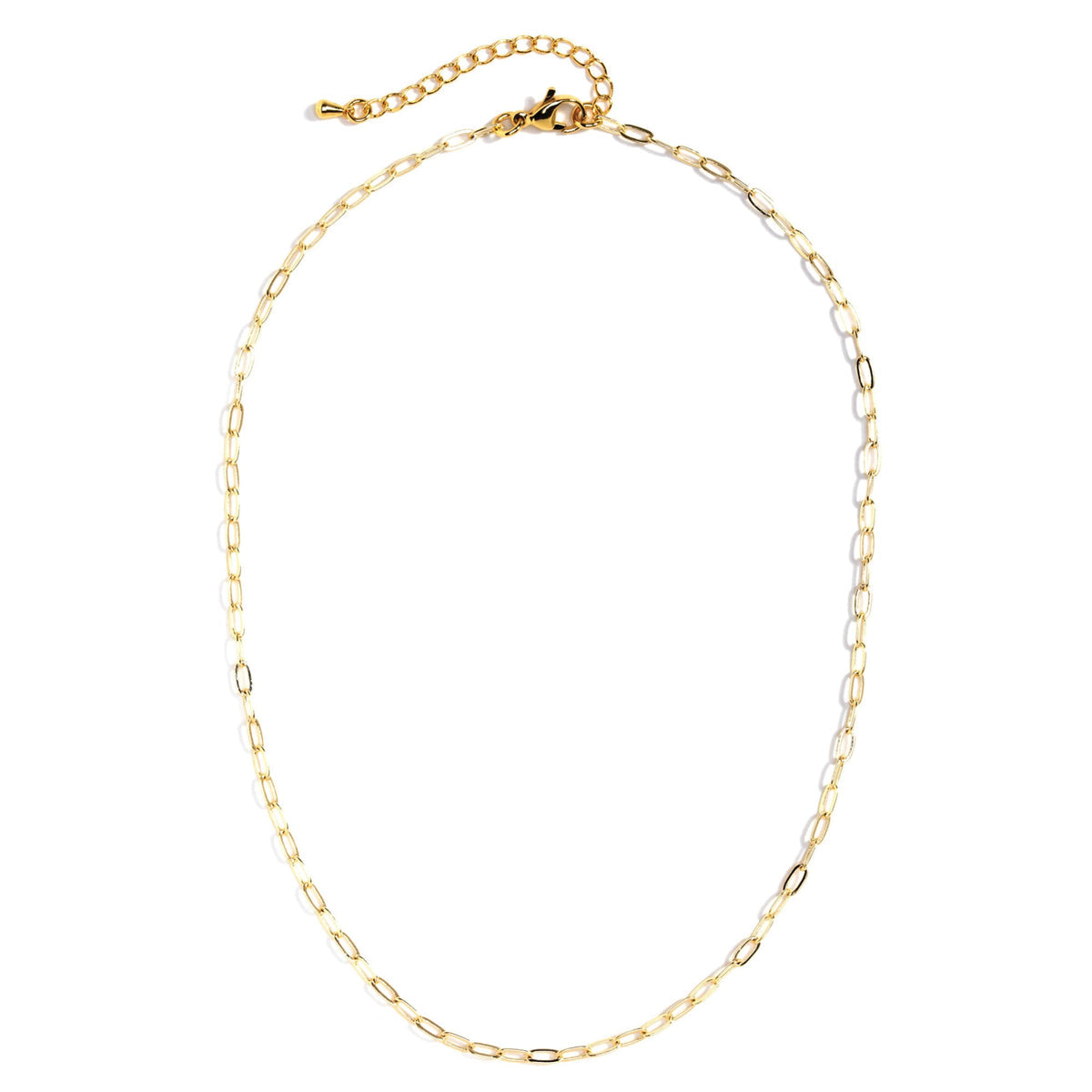 Necklace- Delicate Link Chain, Gold
