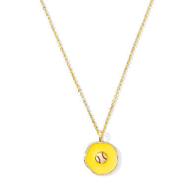 Necklace- Homerun! Softball Pendant Necklace