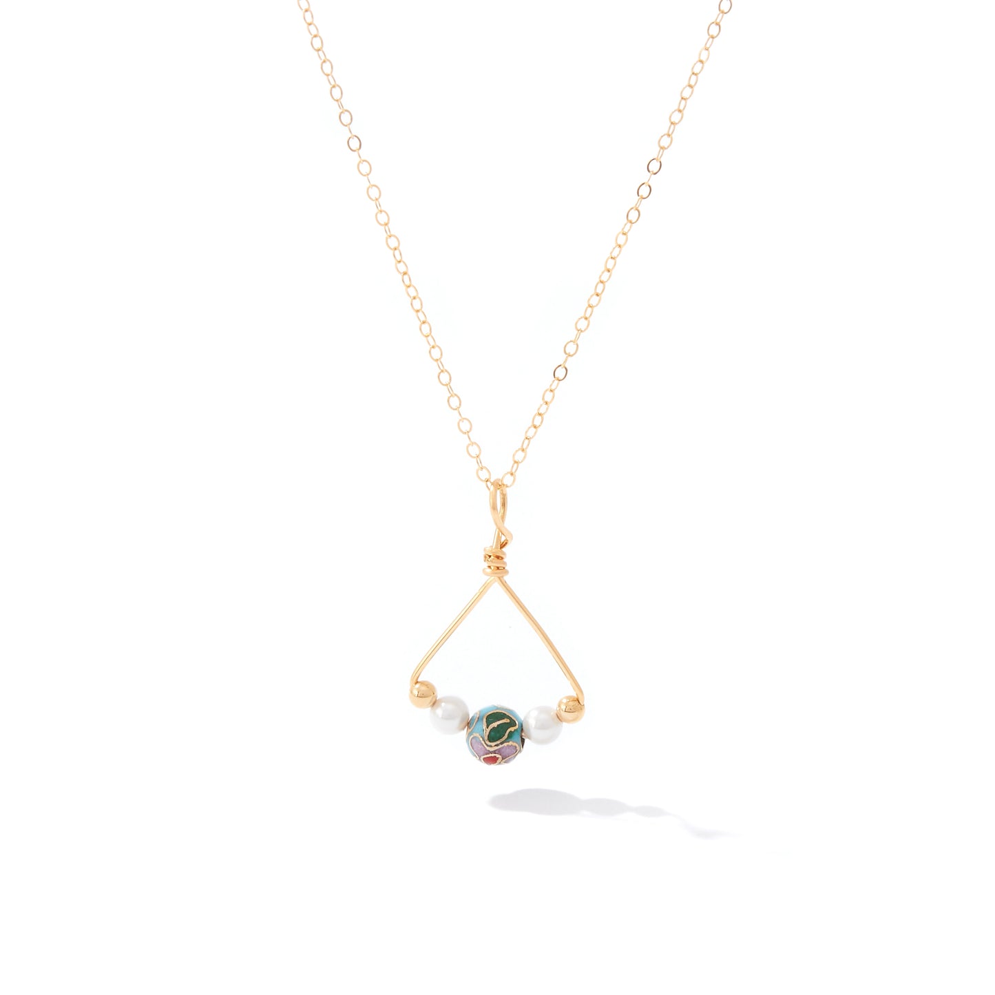 My Whole World Pendant Gold