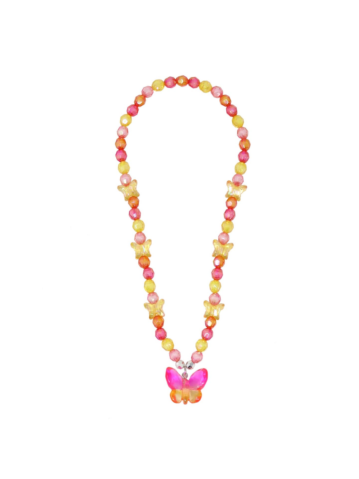 Rainbow Butterfly Necklace