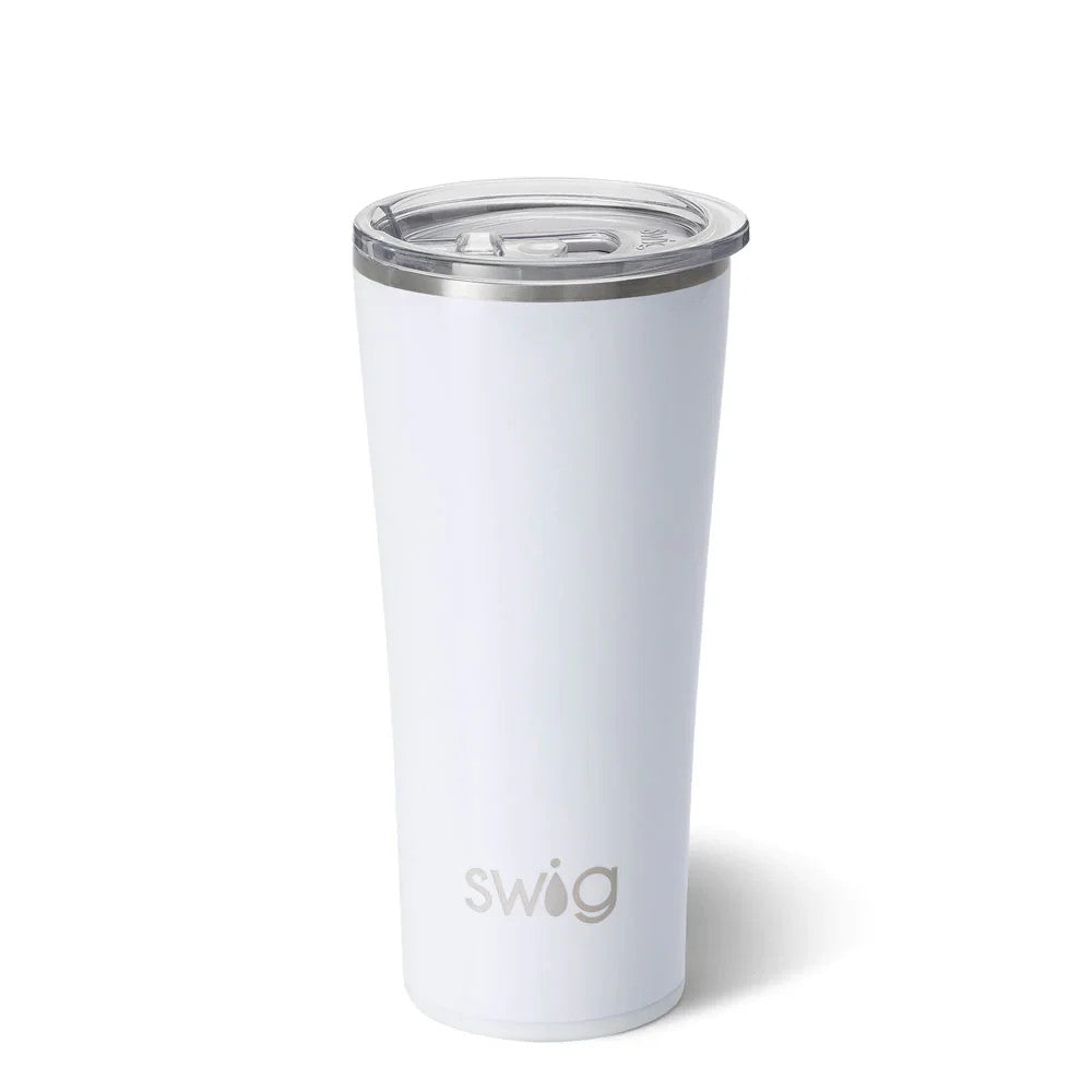 Shimmer Diamond White Tumbler (22oz)