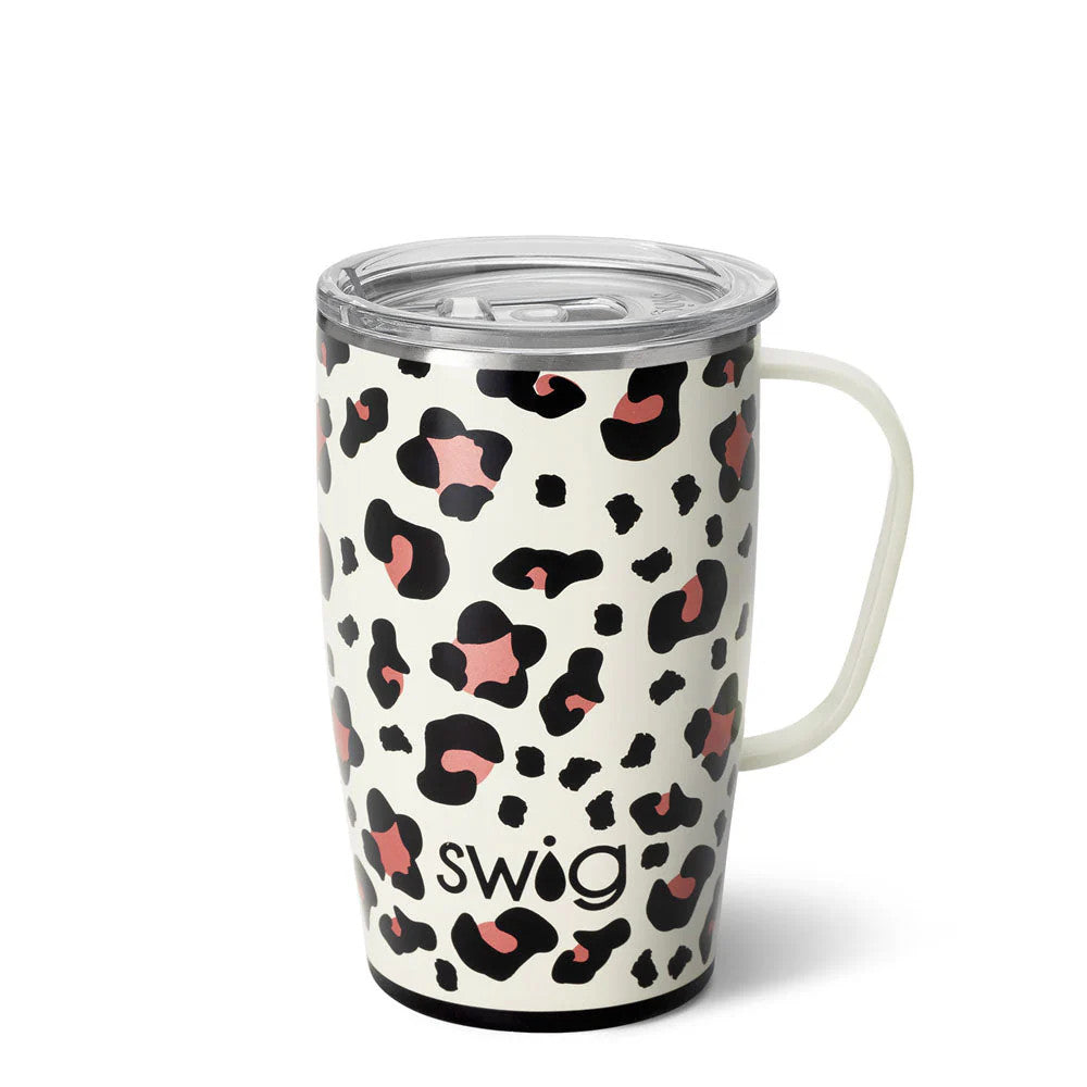 Luxy Leopard Travel Mug 18oz