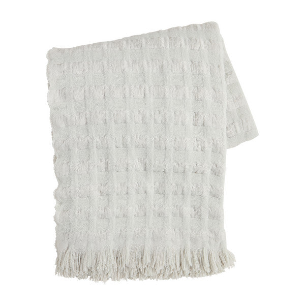 Soft Waffle Throw Blanket, Gray