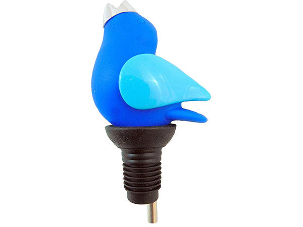ChirpyTop Wine Pourer, Cobalt/Aqua