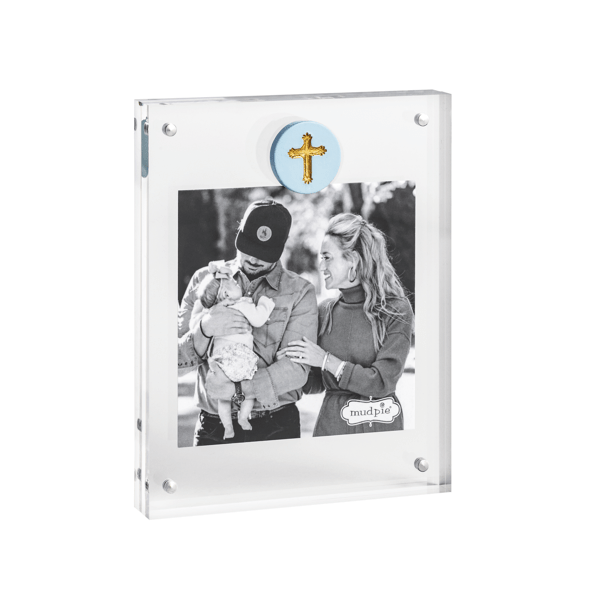 Blue Cross Medallion Acrylic Frame