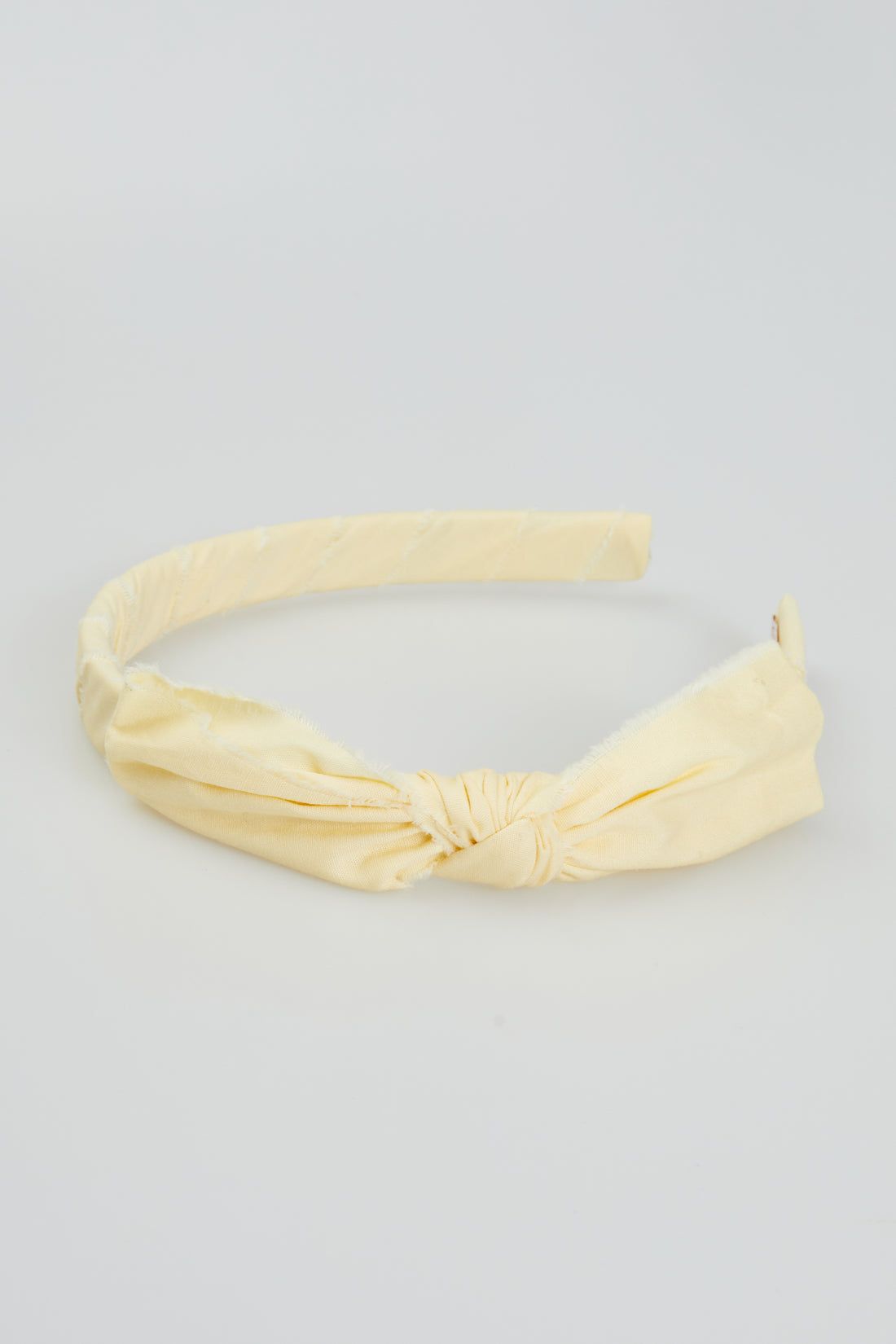 Abby Mini Bow Headband Yellow