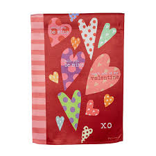 Hearts of Love Suede House Flag