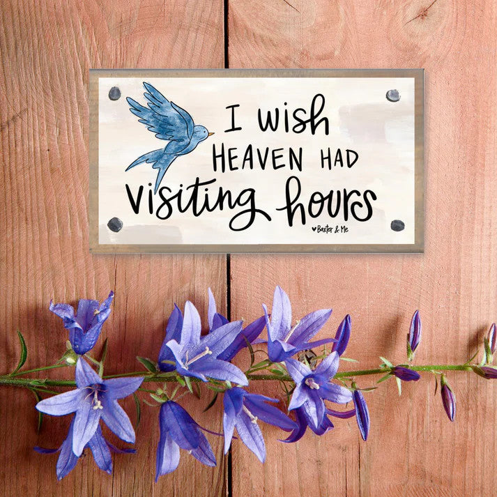 Driftwood Happy Block, Visiting Hours Blue Dove