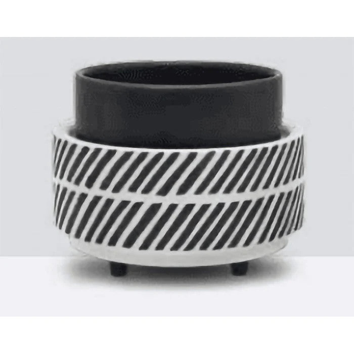 Warmer, Black Herringbone