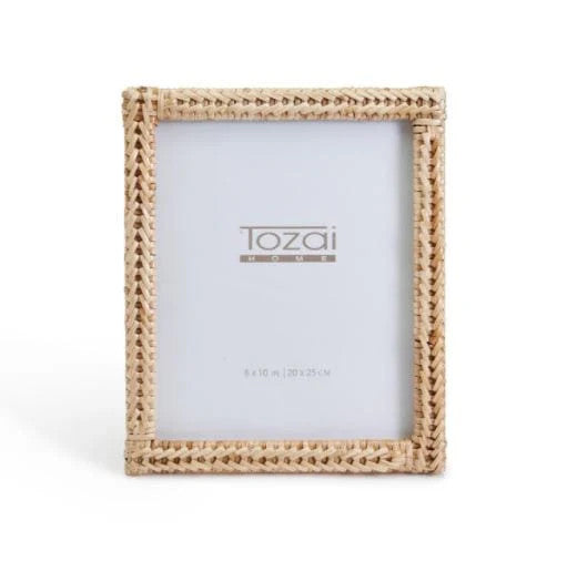 Woven Rattan Frame, 8X10