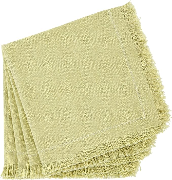 Set of 4 Cloth Napkins, Green