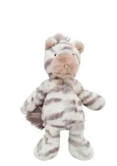 Bailey the Zebra Plush Rattle