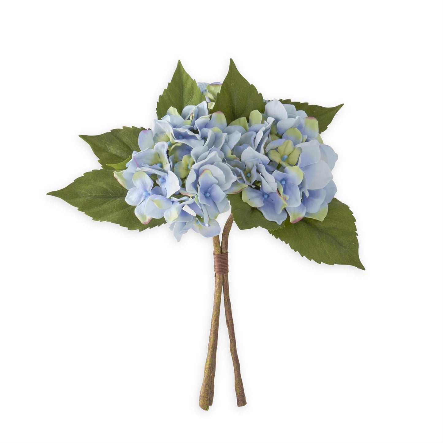 15 Inch Blue Hydrangea Bundle, 3 Stems