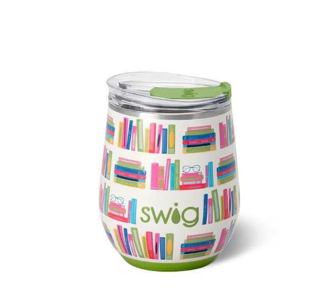 Book Club Stemless Wine Cup 12oz