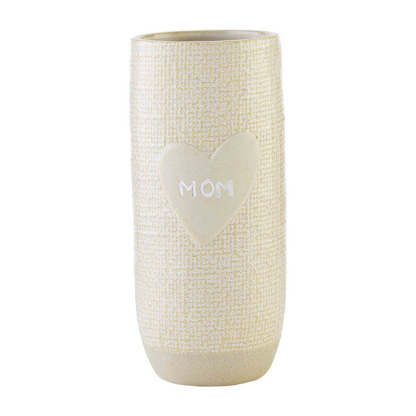 Heart Textured Mom Vase